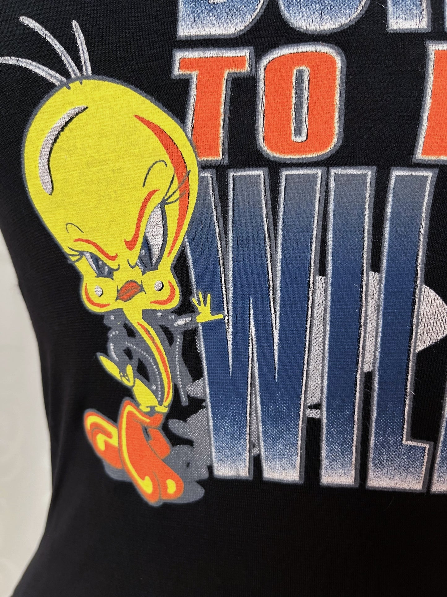 00’s Deadstock Born to Be Wild tweety baby tee 🐥