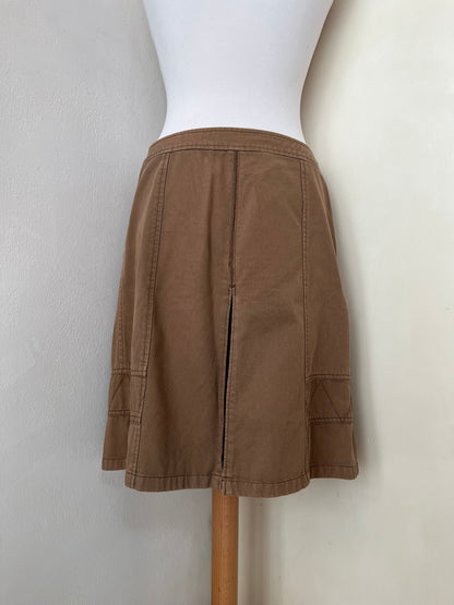 Espirit light brown denim midi skirt ✨