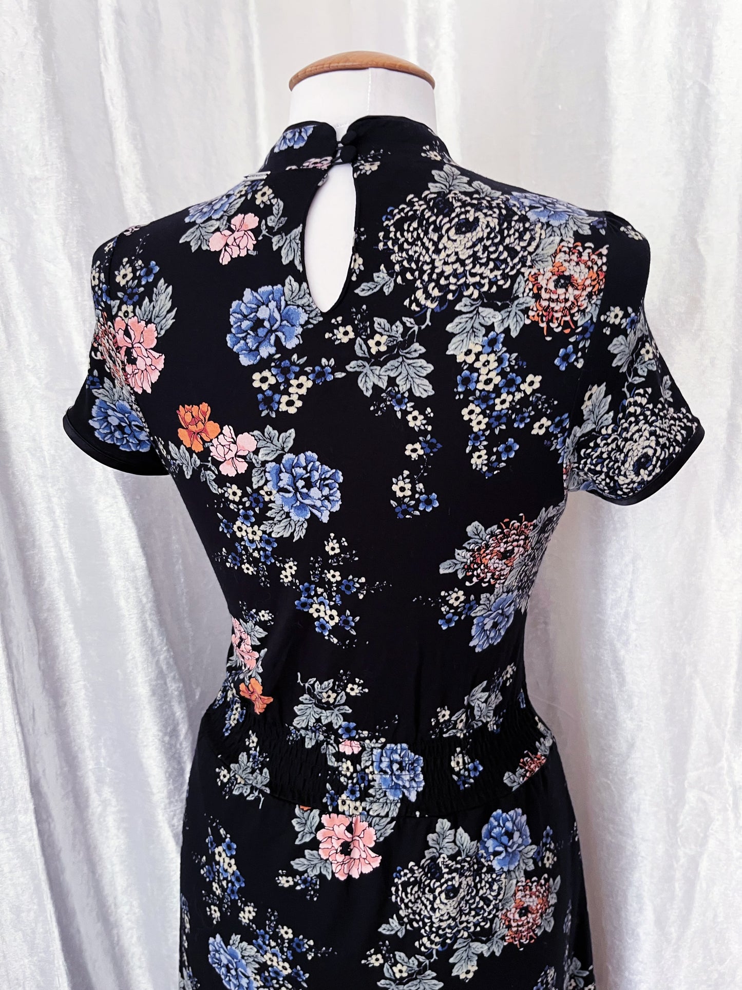 Rare VIVE MARIA Asian qipao style floral dress 🐉