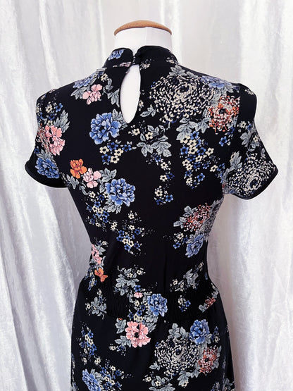 Rare VIVE MARIA Asian qipao style floral dress 🐉