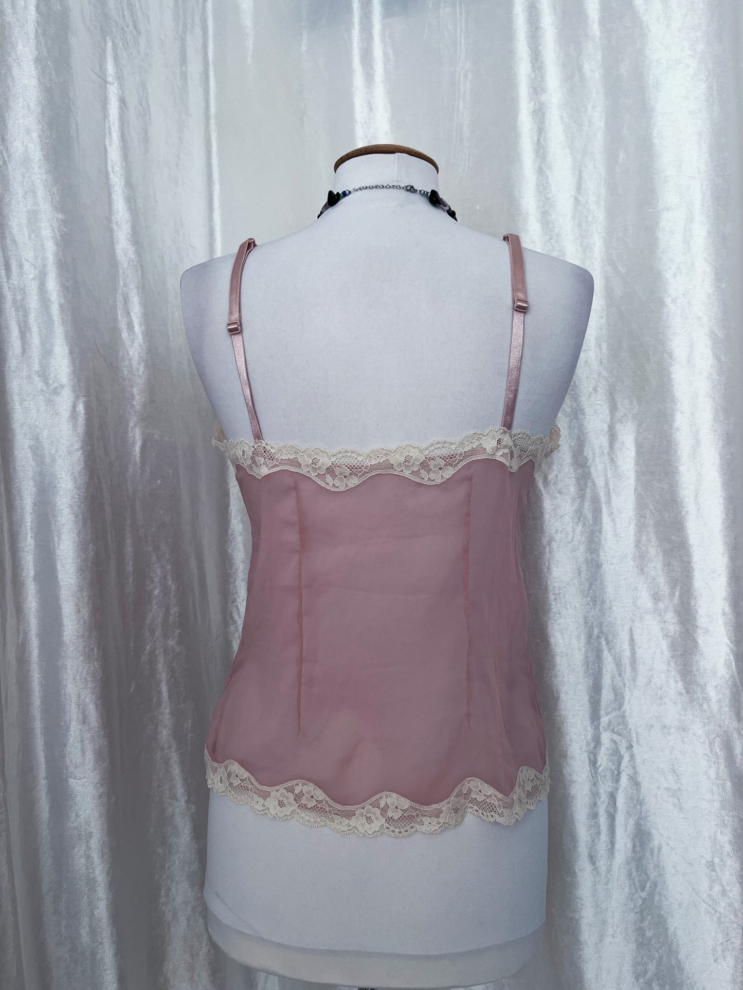 Whimsy coquette rose see-through top 💞🎀