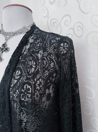 Whimsygoth lacey cardigan🕷️🕸️