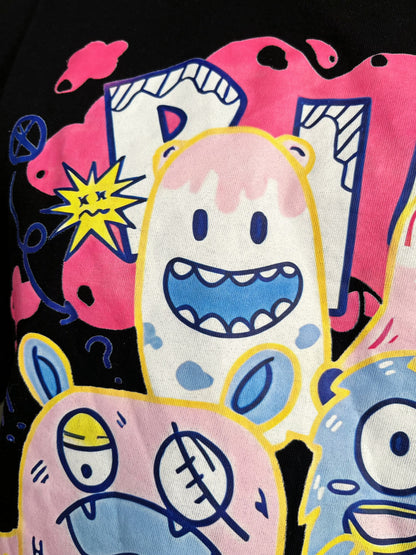 Asian colorful monsters T-Shirt 💞🌀