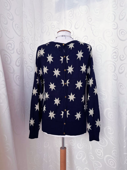 00’s navy starry sweater ✨🌀