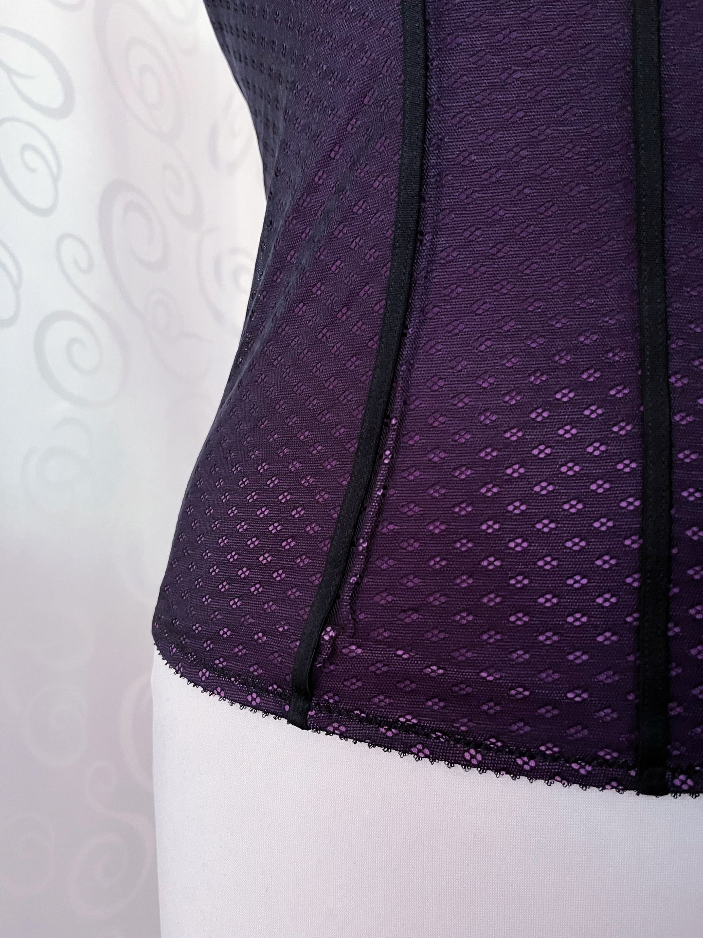 00's whimsy purple corset top 💜🔮
