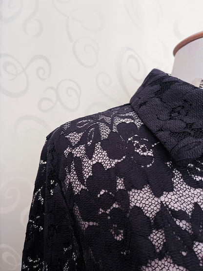 Iconic Gothic lacey black shirt 🕷️