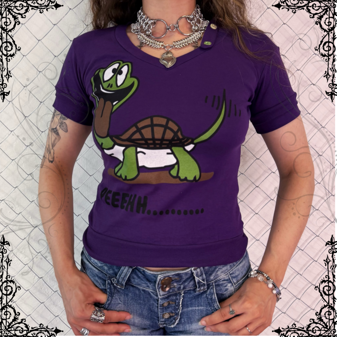 Cute purple turtle tee 🌀💜
