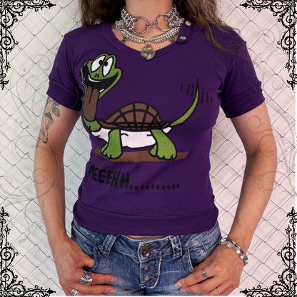 Cute purple turtle tee 🌀💜