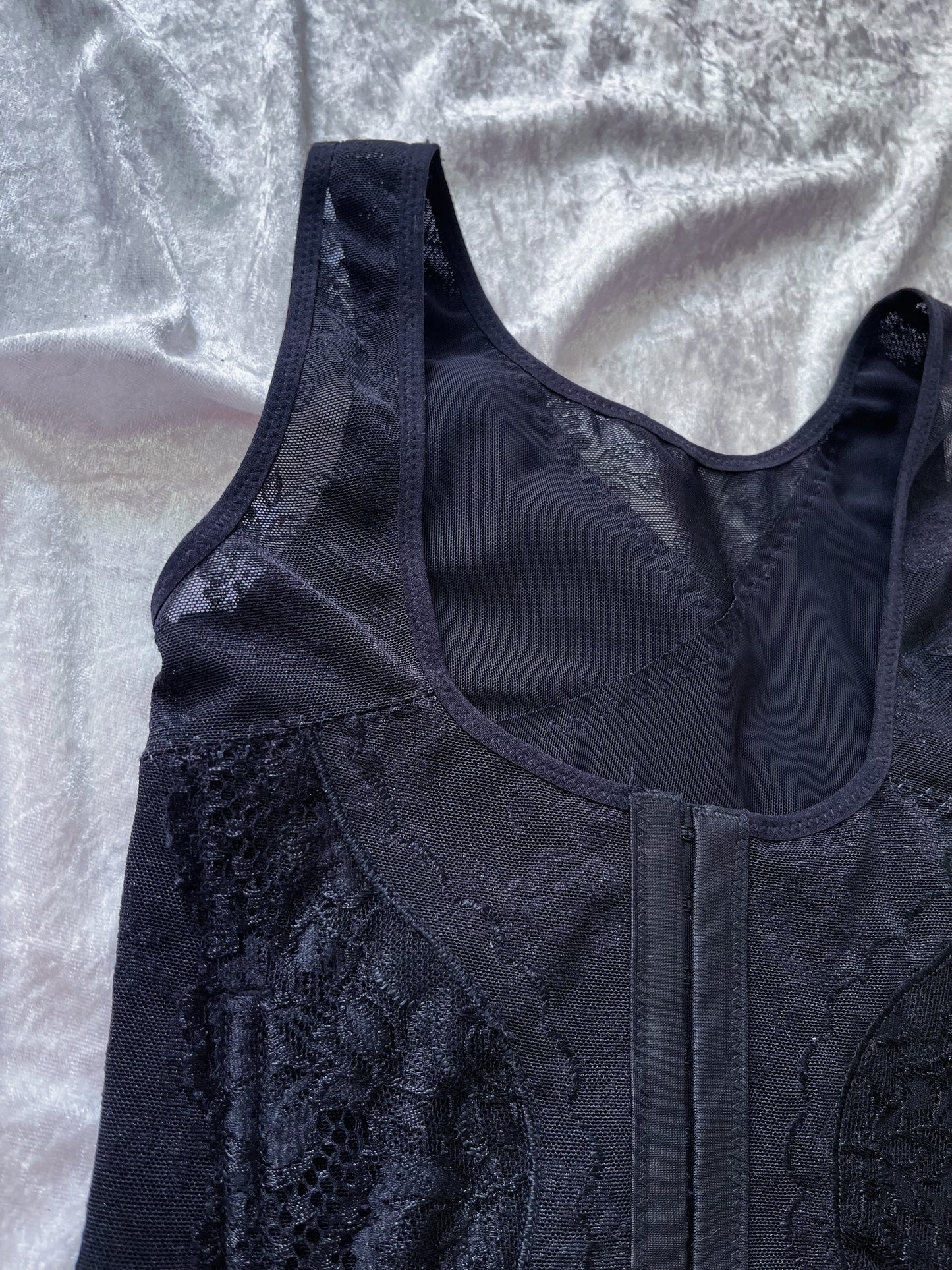 Alternative lace & mesh training corset 🕸️