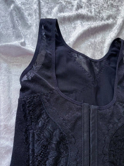 Alternative lace & mesh training corset 🕸️