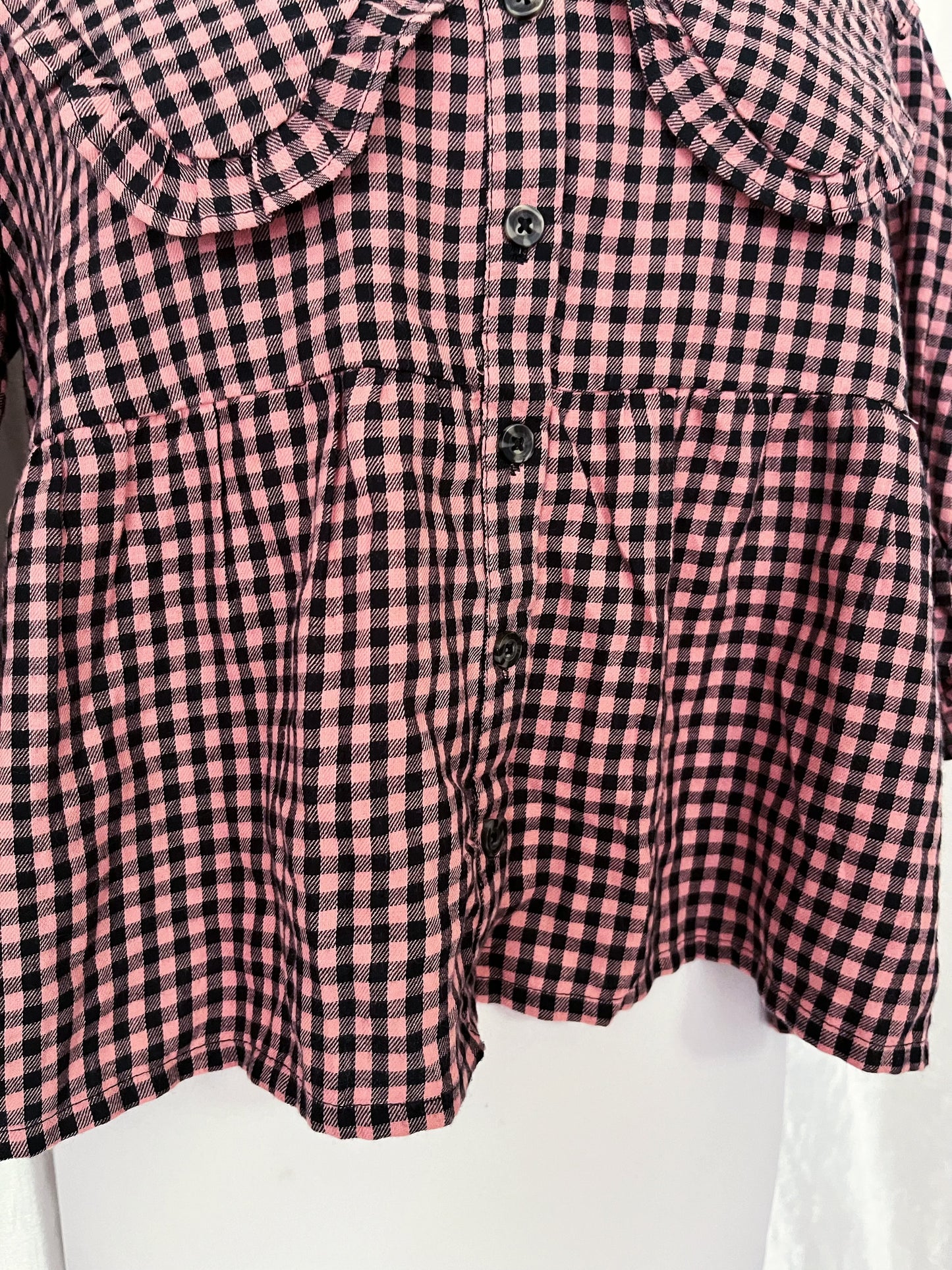 Miss Selfridge picnic coquette checked shirt 🧺