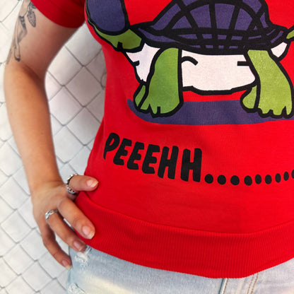 Cute red turtle tee 🌀🍓