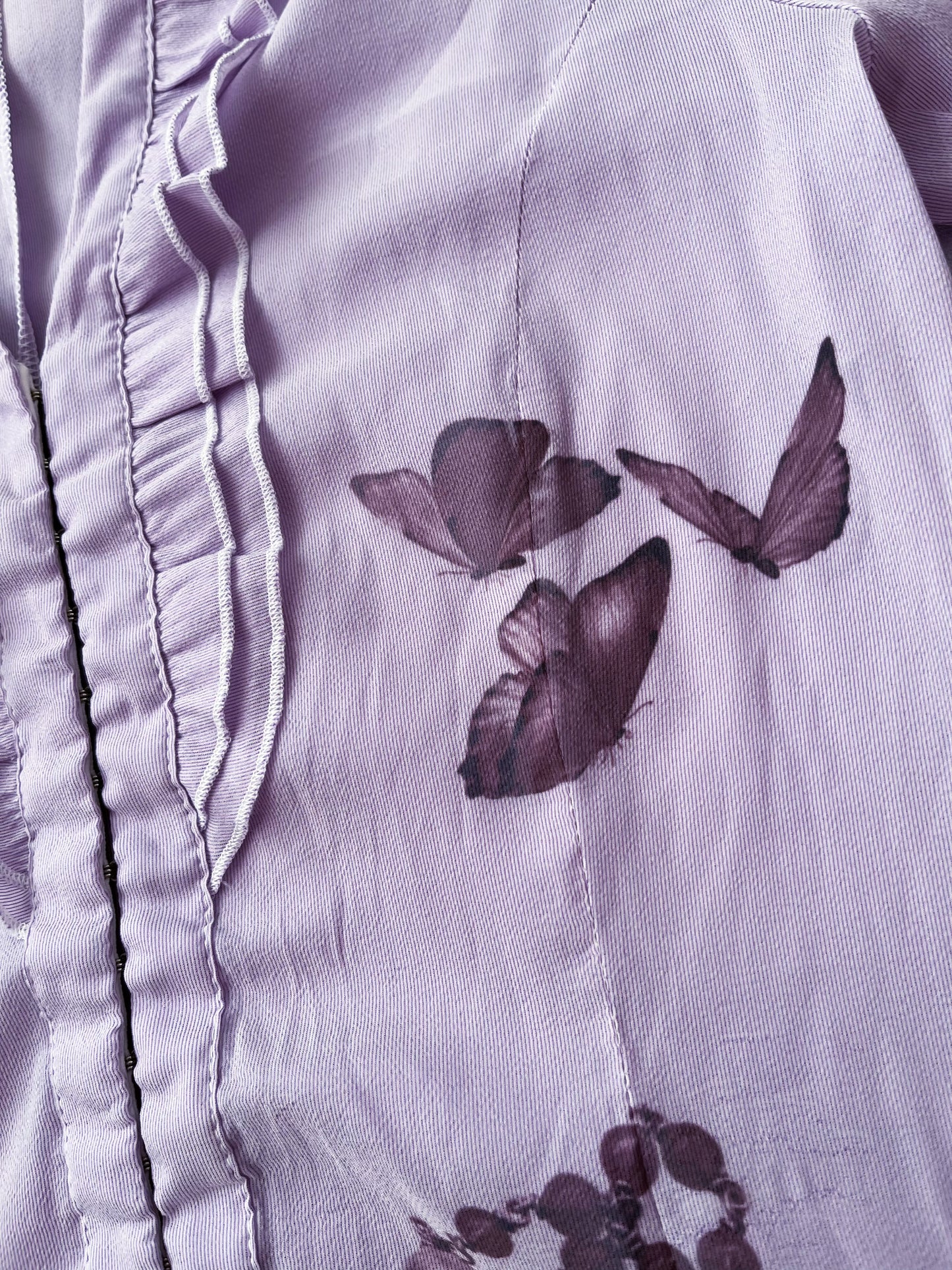 Rule of Rose Inspired Reworked lilac shirt 🦋🥀