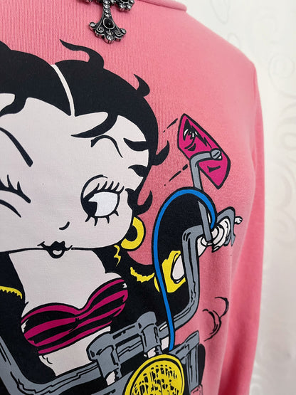 00’s Original BETTY BOOP racing sweatshirt 🏍️