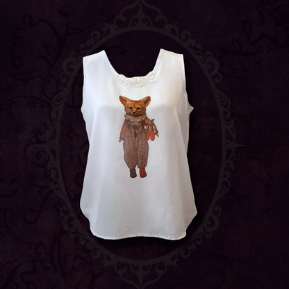 Foxy REWORKED 00’s see-through oversized top 🦊
