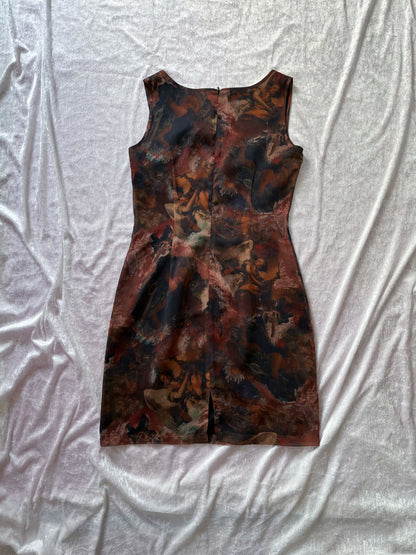 Rare NICOWA Renaissance painting mesh dress