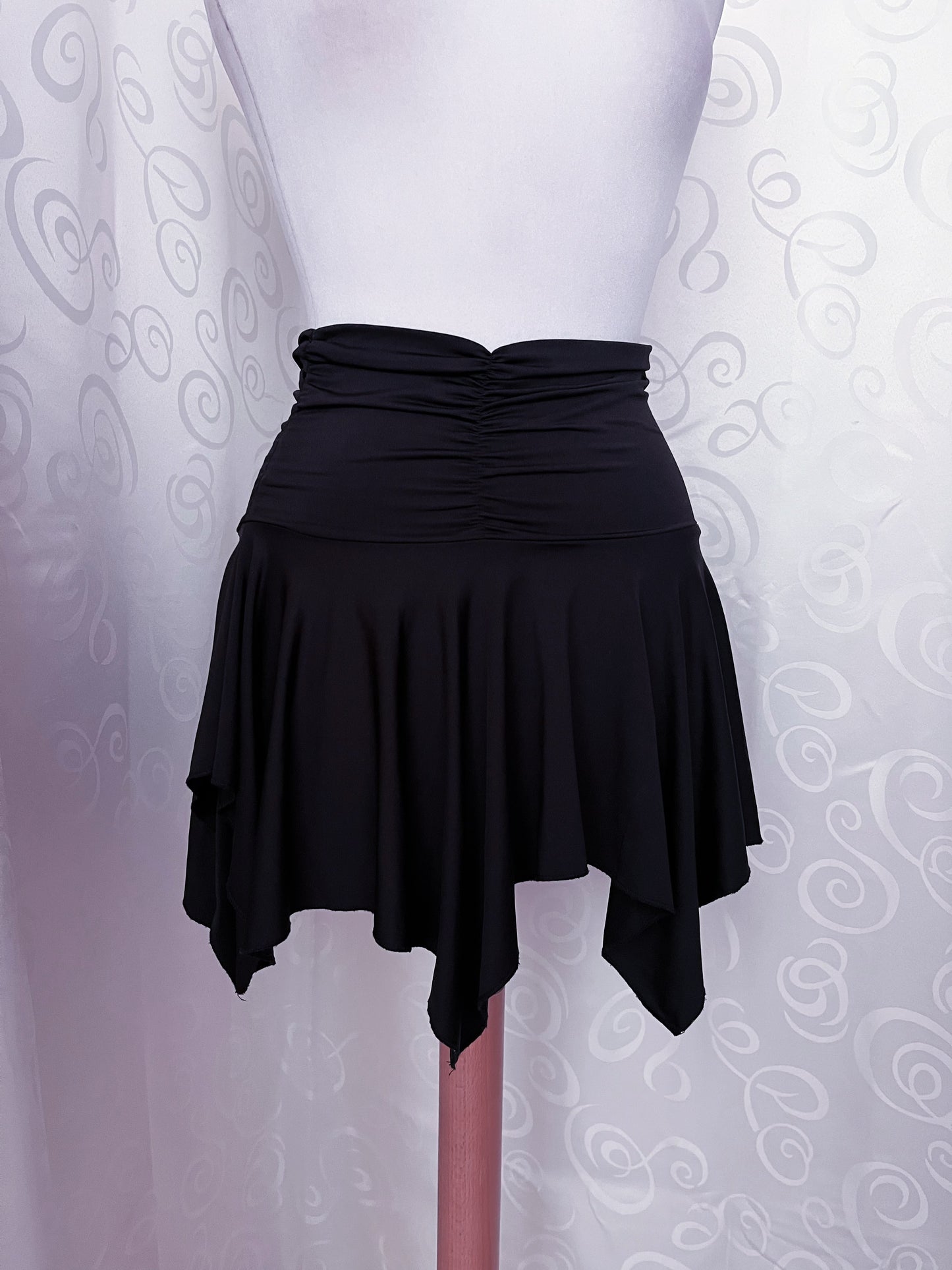 Witchy black asymmetrical skirt 🔮