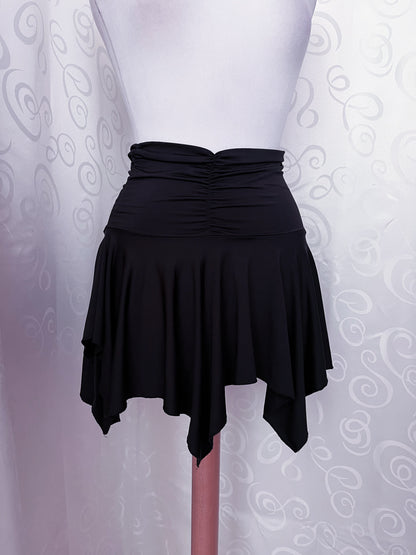 Witchy black asymmetrical skirt 🔮