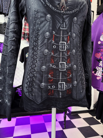 Spiral Direct Gothic vest print top🦇