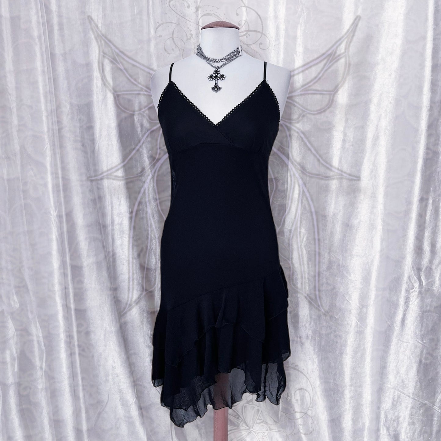 Pimkie dark fairy mesh dress 🧚🏾🦇