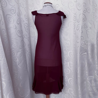 Whimsygoth Espirit mesh, burgundy nightgown 🍷