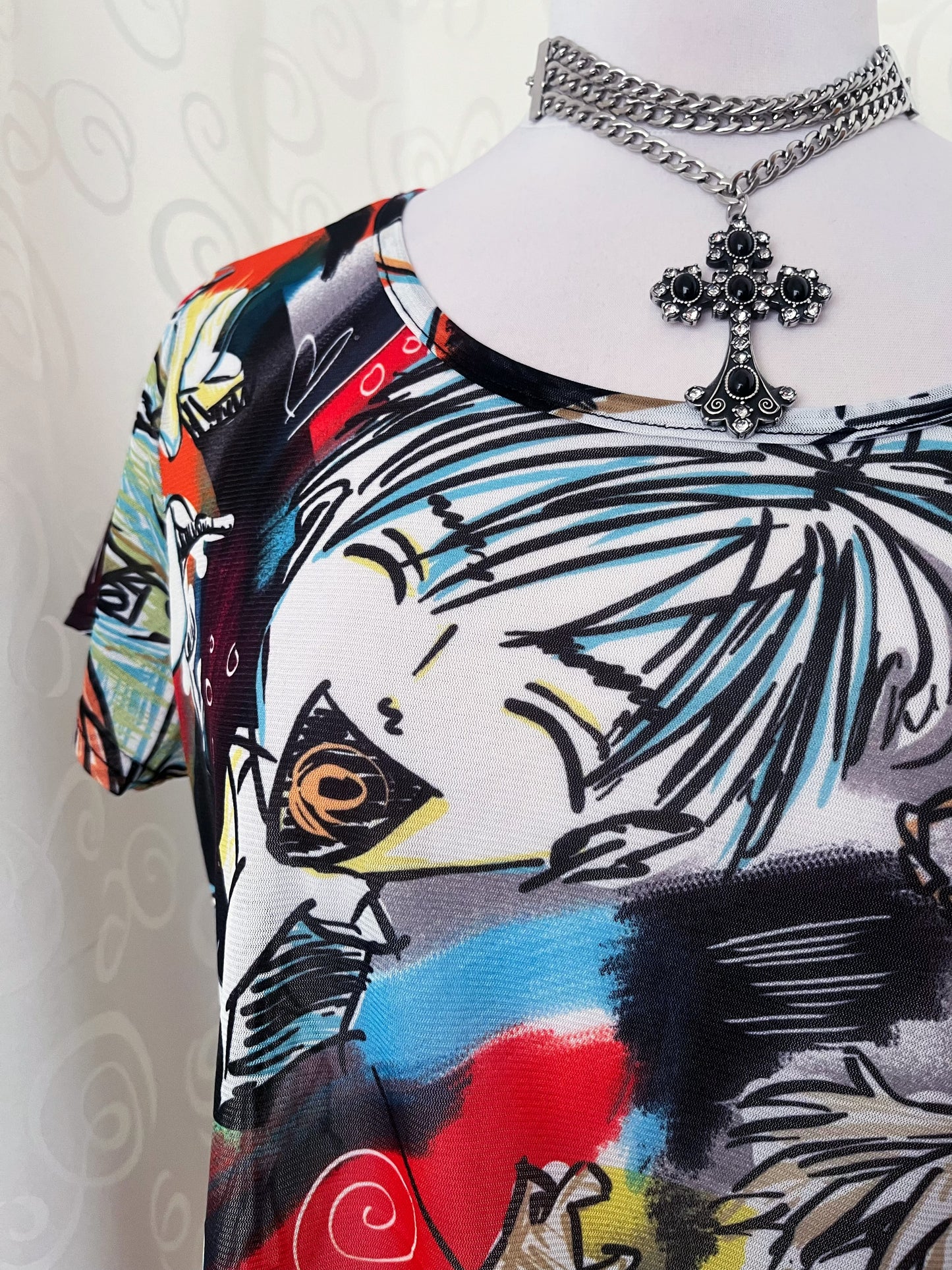 Twee anime mesh tee ❤️🍥
