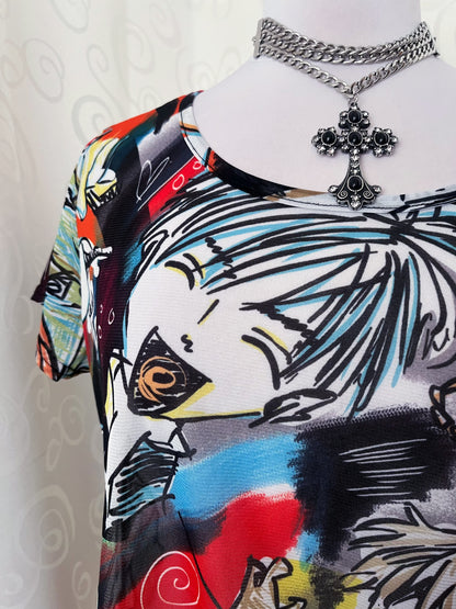 Twee anime mesh tee ❤️🍥