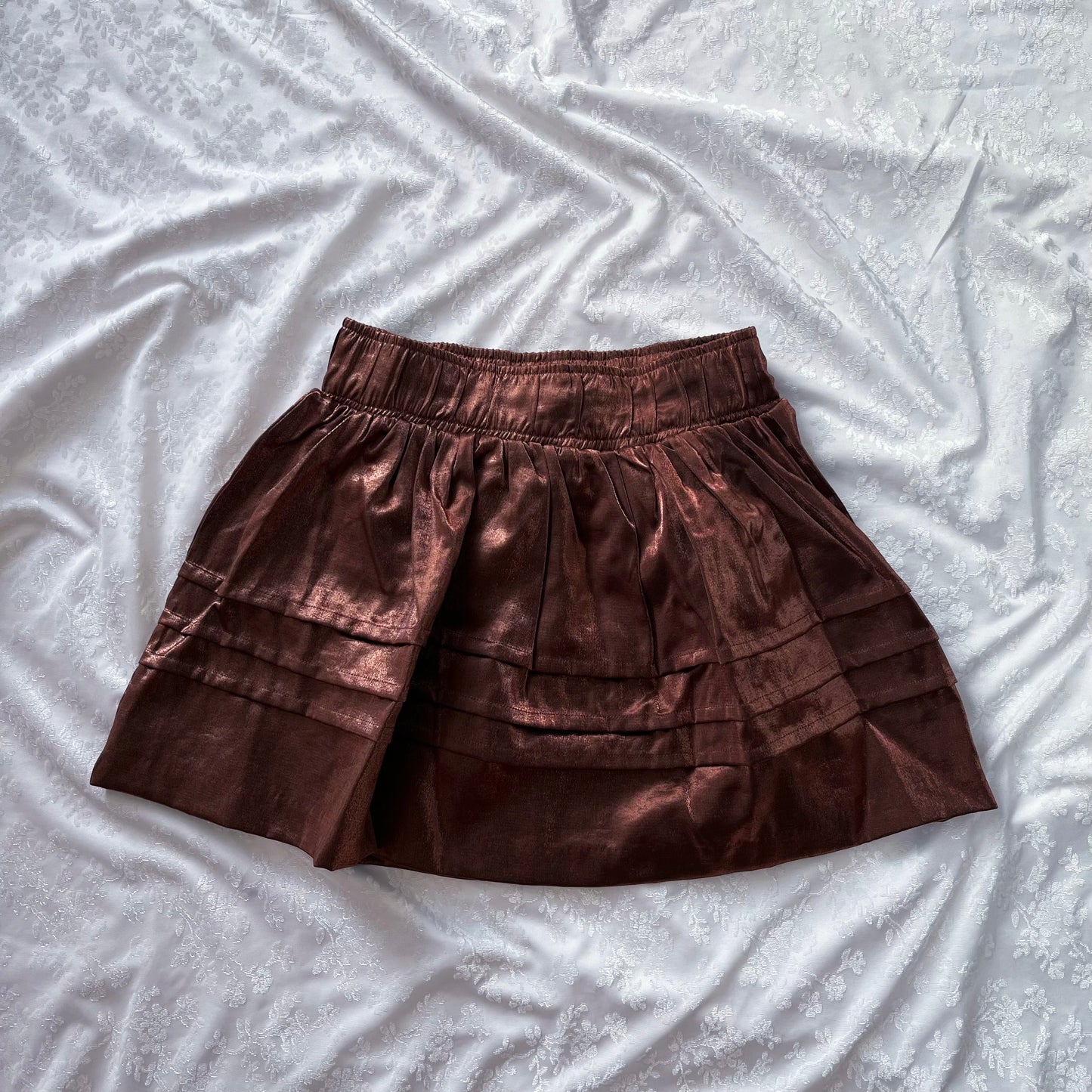 00’s whimsy fairy light brown skirt