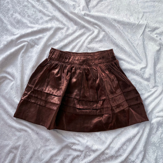 00’s whimsy fairy light brown skirt