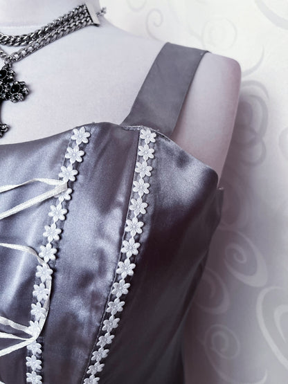 Whimsy silver corset 🩶💍