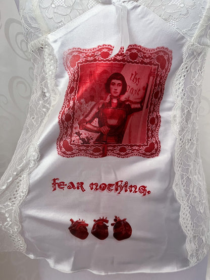 Joan of Arc: Fear Nothing REWORKED cami satin top with lace detail 🗡️🏹