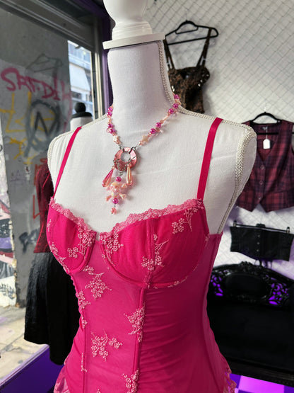 Modern whimsy fairy pink corset top 💞🦄
