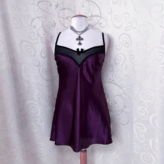 Whimsy dark purple lingerie nightgown 💜🗝