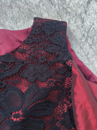 00’s gothic vampire burgundy dress ❤️🏰