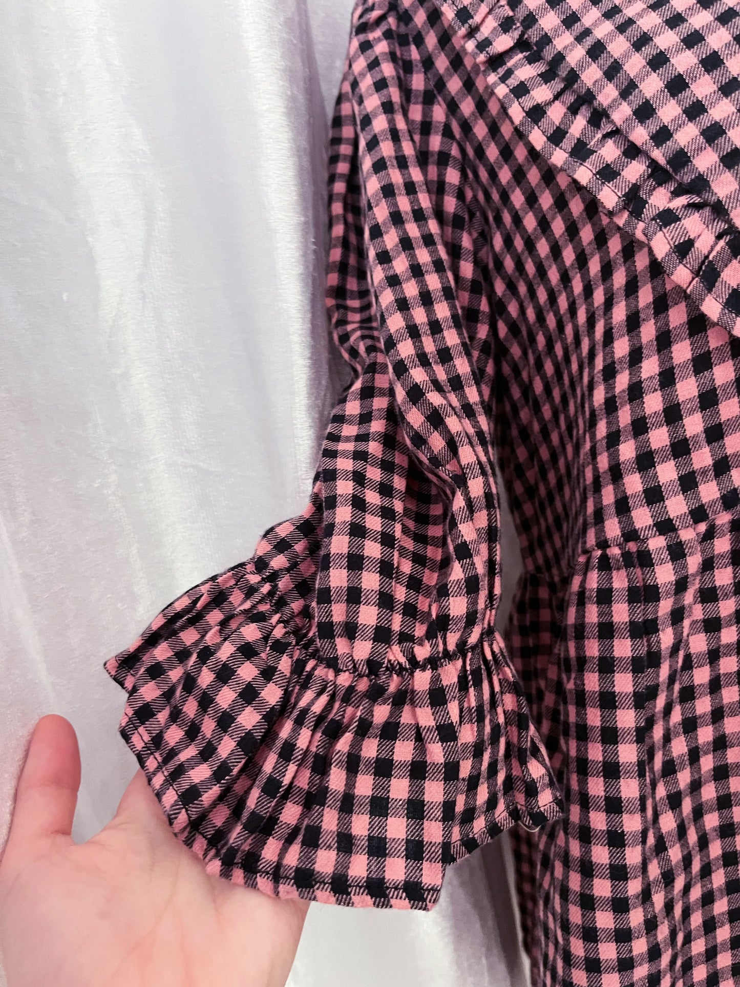 Miss Selfridge picnic coquette checked shirt 🧺