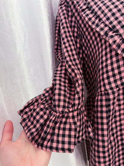 Miss Selfridge picnic coquette checked shirt 🧺