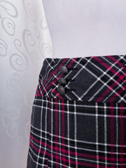 Alt tartan checked skirt 🌀💜