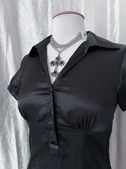 Atmosphere black gothic top 🖤