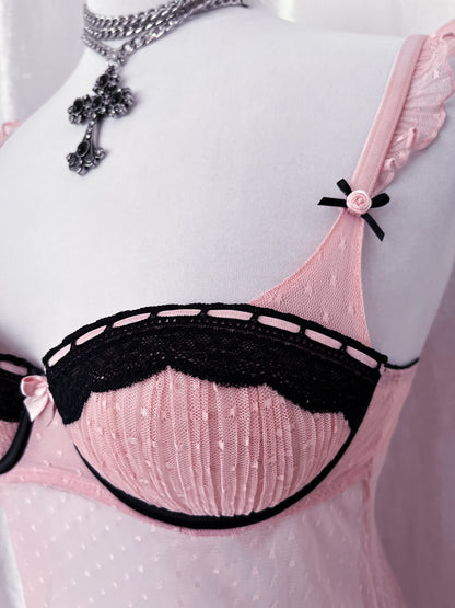 Cutest princess pink babydoll bustier 🎀