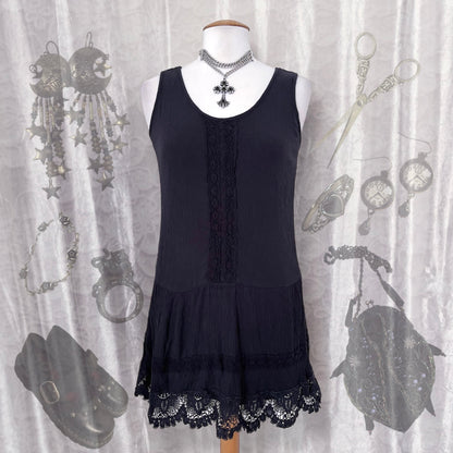 Dark coquette/whimsy grey dress 🗝️🎞️