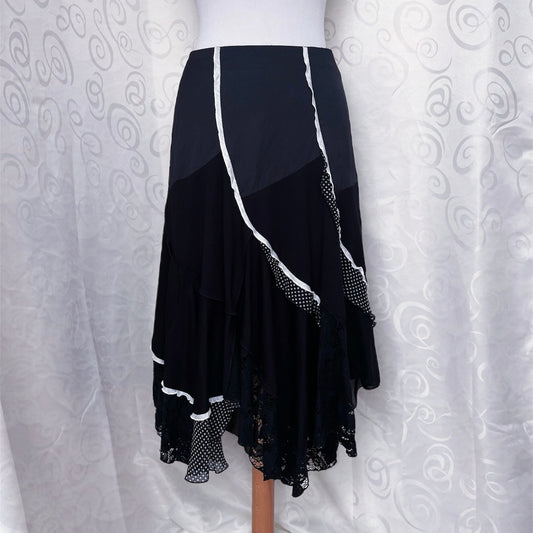 00’s Biba fairy polka asymmetrical skirt 🦋