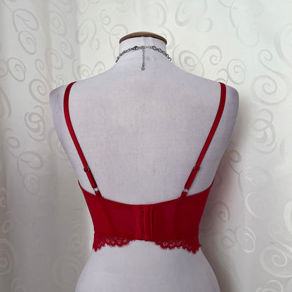 Vampire crop bustier/corset top 🫀