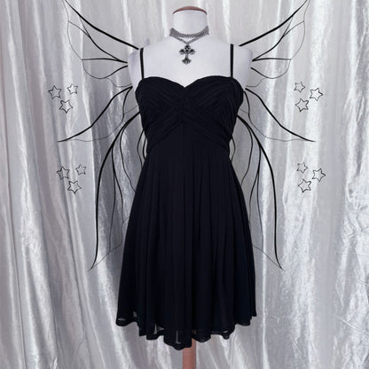 Dark whimsy black dress 🖤🦇