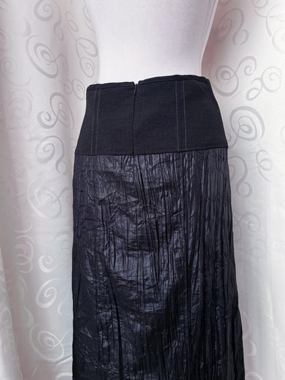 00’s whimsygoth black maxi skirt 🦇🕷️