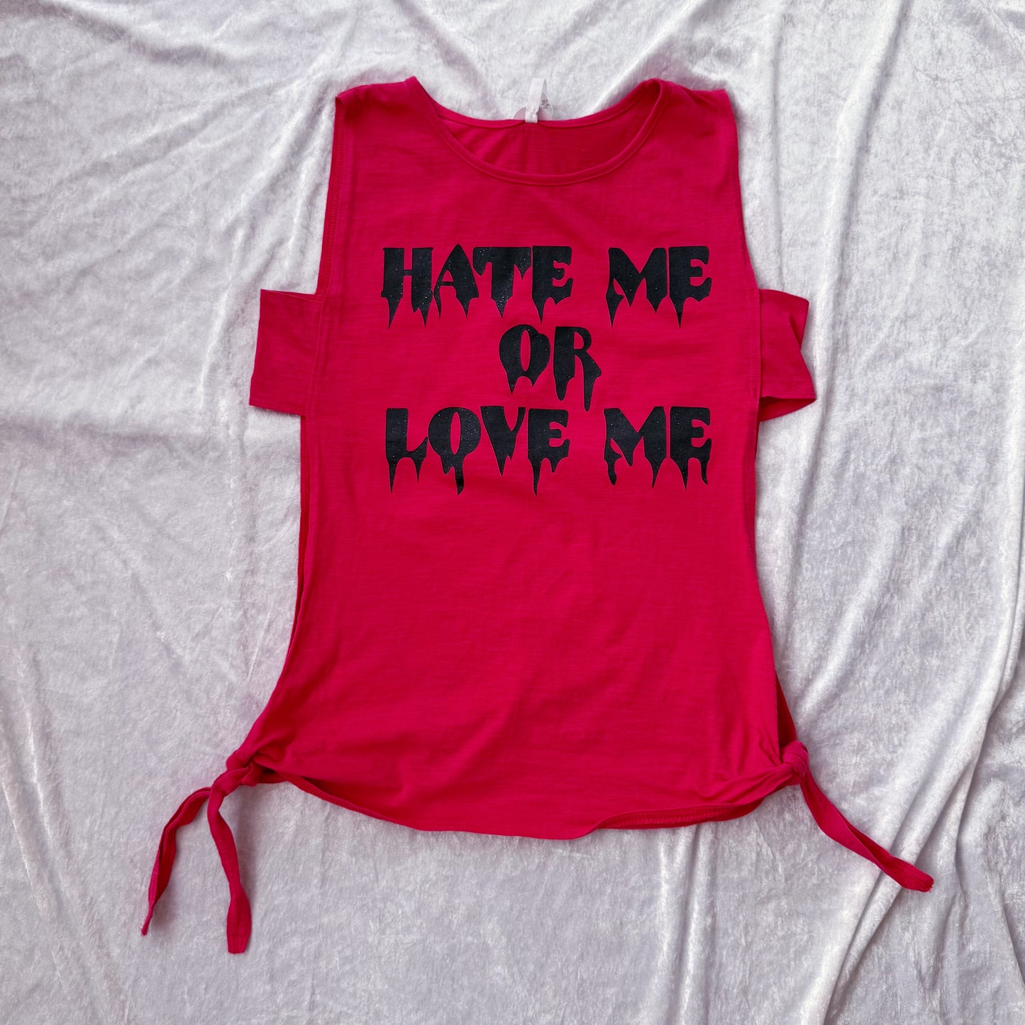 Hate me or Love Me Alt top with cut-out sides 🌀💕