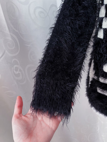 Whimsygoth faux fur sweater ✨⭐️