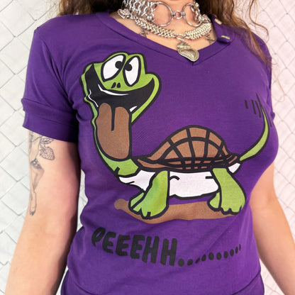 Cute purple turtle tee 🌀💜