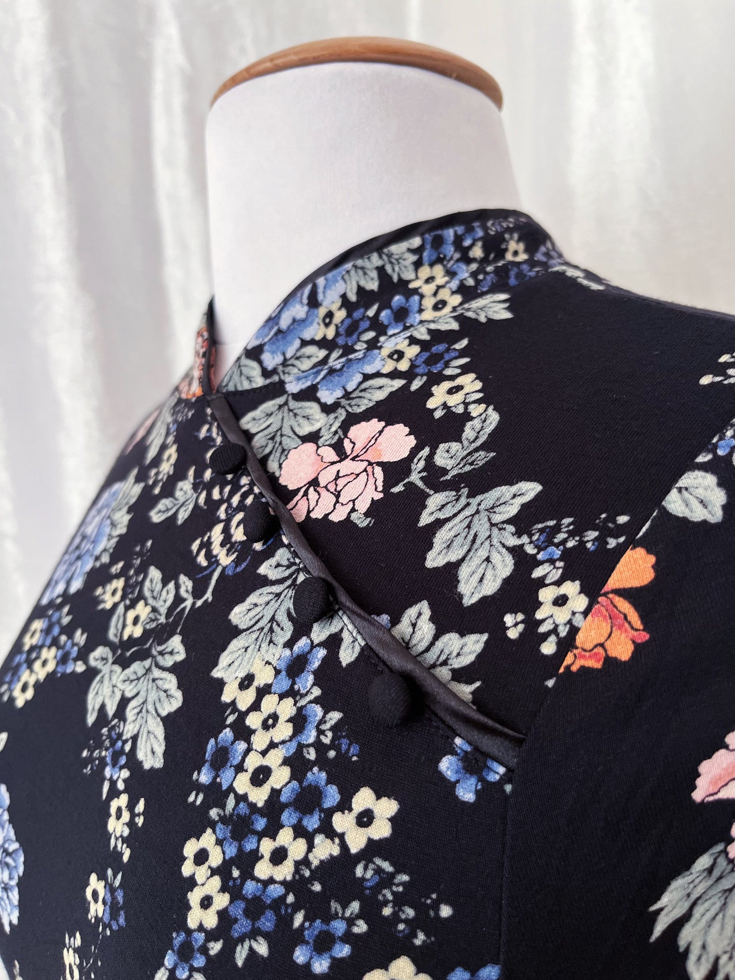 Rare VIVE MARIA Asian qipao style floral dress 🐉