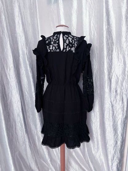Gothic lolita black dress ˚₊‧⁺⋆♱