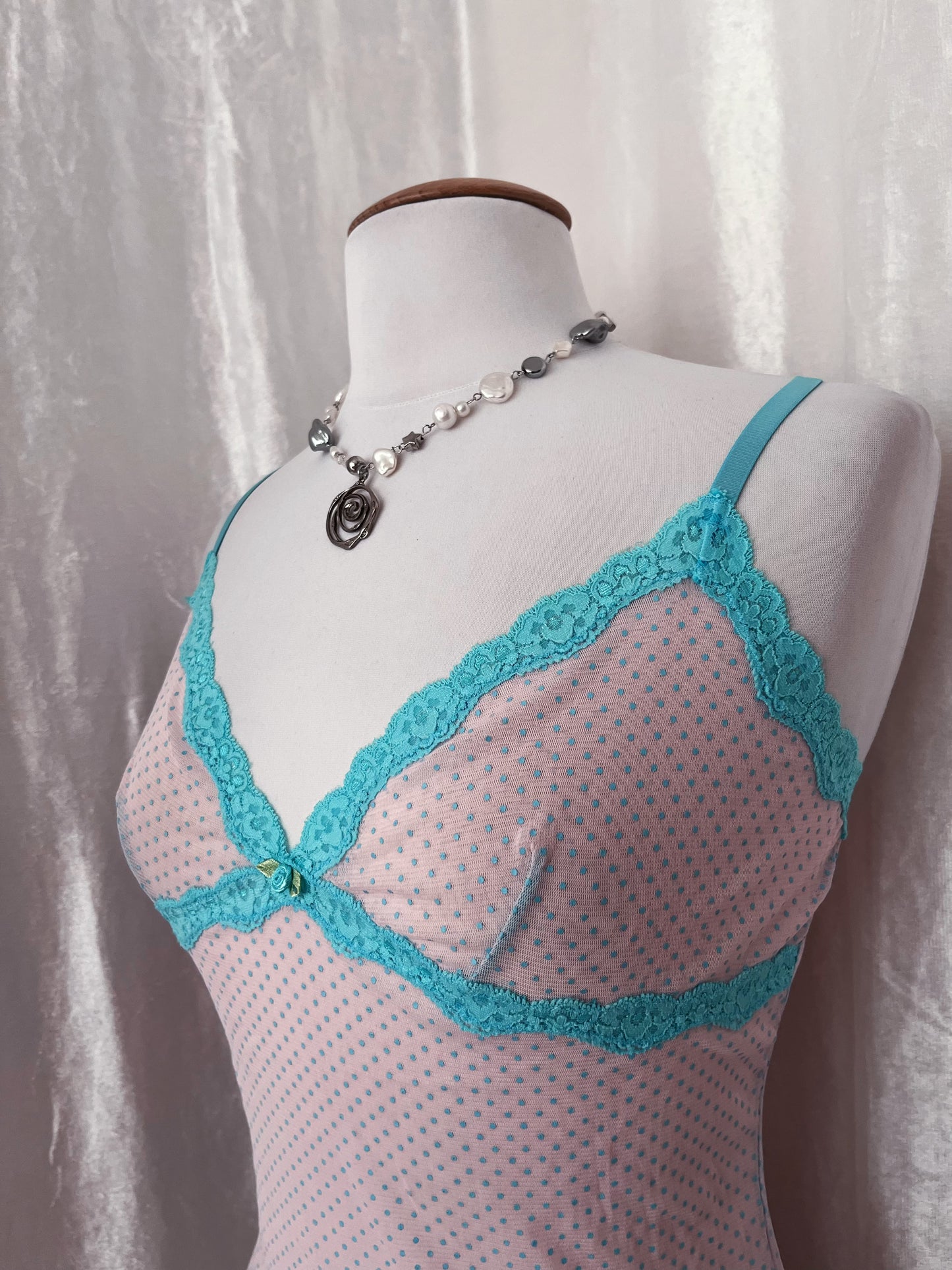 Cutest coquette see-through cami top 🦋🎀